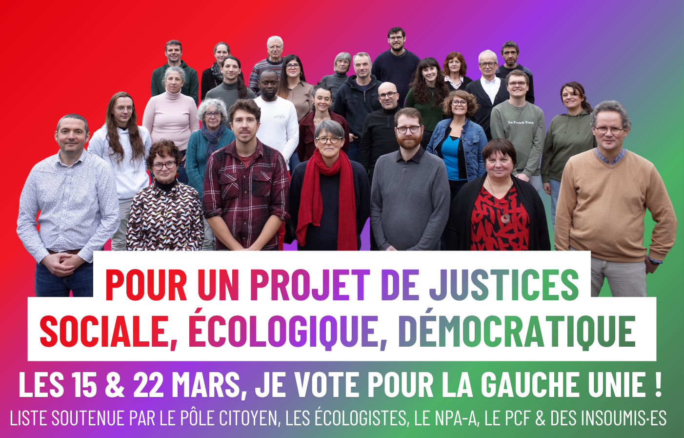 Télécharger le tract de notre liste