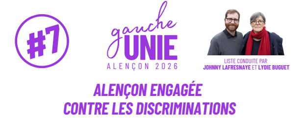 Tract : Alençon engagée contre les discriminations